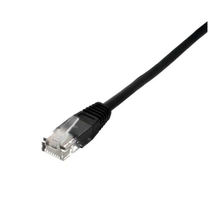 Cablu de retea UTP Well cat5e patch cord RJ45 0.5m negru