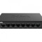 SWITCH D-LINK 8 porturi Gigabit. carcasa metalica, &quot;DGS-108GL&quot; (include timbru