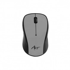 Mouse Optic Wireless Argintiu – Conexiune Fără Fir și Precizie de 800 DPI