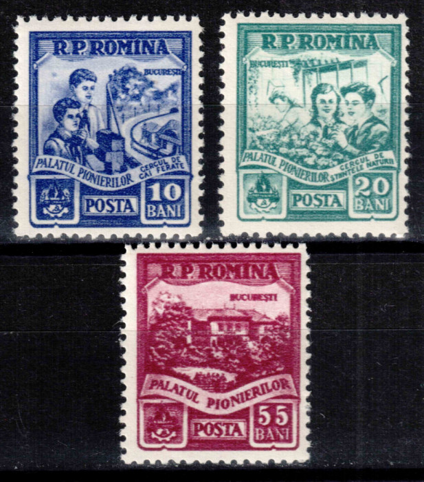 Romania 1955, LP 390, Palatul Pionierilor din Bucuresti, MNH!