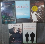 5 vol. Ian McEwan (Amsterdam, Saturday, On Chesil Beach, The Children Act, The Child in Time) - in engleza