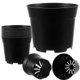 Set de 10 ghivece de producție pentru răsaduri, din plastic rezistent, 16 cm diametru, Gardlov