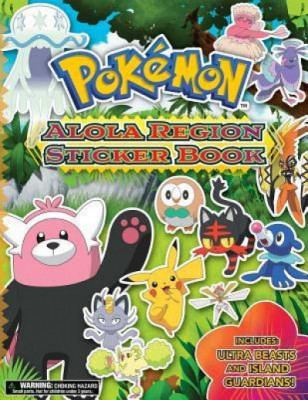 Pokemon Alola Region Sticker Book foto