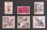Monaco 1961 - 6 serii, MNH