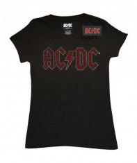 Tricou Dama AC/DC Full Colour Logo foto
