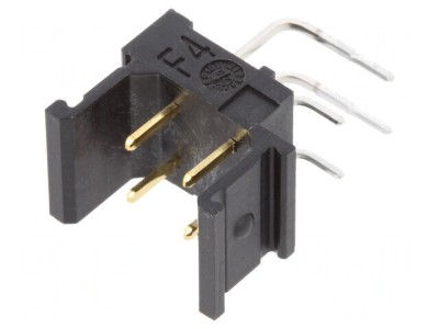 Conector PCB-PCB THT &amp;Icirc;n Unghi 4 PIN foto