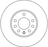 Disc frana fata- PS TRW DF4048