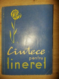 Cintece pentru tineret Editura: Muzicala