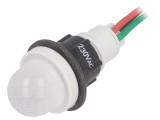 Lampă de Control LED Convex Roșie/Verde 230V 13mm Plastic