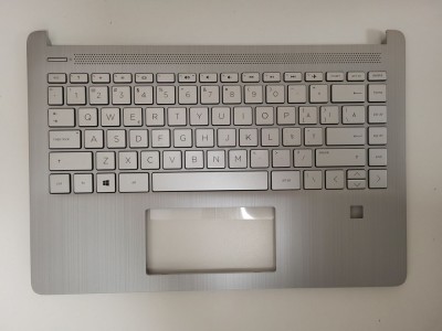 Carcasa superioara cu tastatura palmrest Laptop, HP, 14-DQ, 14S-DQ, 14S-FQ,14S-DR, 14S-FR, TPN-Q211, L61506-001, L61506-271, TSCEA0PA004010, Natural S foto