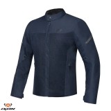 Geaca (jacheta) barbati pentru scuter - motocicleta Racing/Roadster Ixon vara model Fresh MS culoare: (navy) albastru &ndash; tip croi: Slim Fit Navy (albas