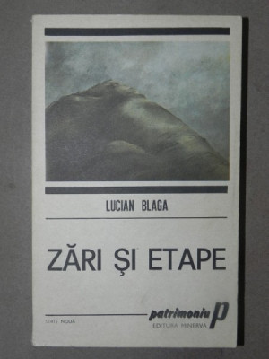 ZARI SI ETAPE - L. BLAGA BUCURESTI 1990 foto