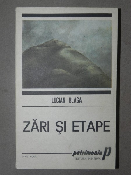 ZARI SI ETAPE - LUCIAN BLAGA BUCURESTI 1990