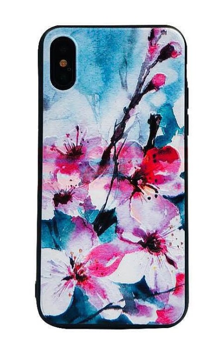 Toc TPU+PC UV Print 3D Huawei Y5 2019 Flowers