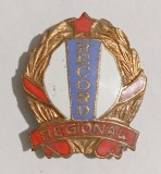 INSIGNA RECORD REGIONAL FRUNTAS FRUNTAS ( CITITI DESCRIEREA )