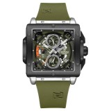 Ceas Barbati Naviforce 8064 Verde , Functii Multiple, Design Casual, Cronometru, Rezistent la Apa 3ATM