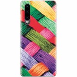 Husa silicon pentru Huawei P30, Colorful Woolen Art