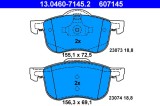 ATE 13.0460-7145.2 set placute frana,frana disc