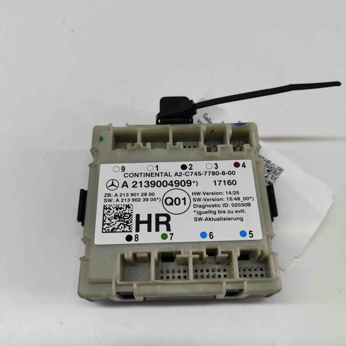 Modul de control ușă dreapta spate MERCEDES-BENZ E W213 2017 OEM: A2139004909,A2139012800,A2139023905,A2C7457780800 22344882