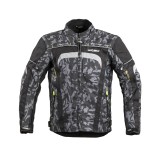 Cumpara ieftin Geaca Moto Barbati W-TEC Torebaro Camuflaj Negru/Gri FitLine Training