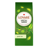 Cutie ceai cu frunze &icirc;ntregi Lovar&eacute; - Special Green: ceai verde premium 80 g