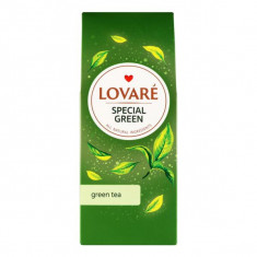 Cutie ceai cu frunze întregi Lovaré - Special Green: ceai verde premium 80 g
