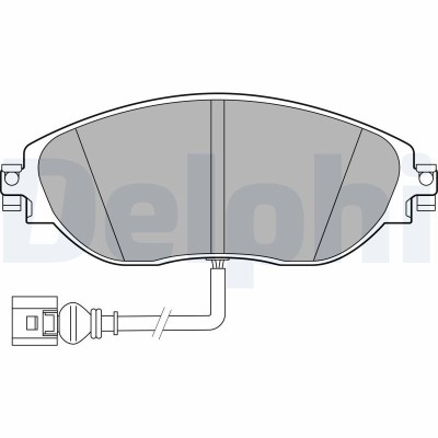 DELPHI LP3389 set placute frana,frana disc foto