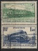 B1319 - Franta 1937 - Tren 2v. stampilat,serie completa