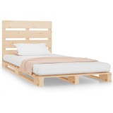 Cumpara ieftin Cadru de pat fara saltea, 90x200 cm, lemn masiv pin