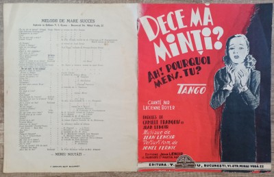 Dece ma minti?// partitura foto