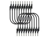 Cabluri de măsurare PEAKTECH P7047 50VAC 120VDC 10A 0,5m Negru