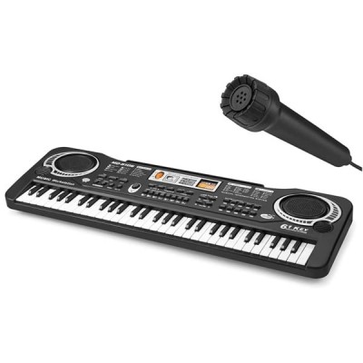Orga electronica copii, 61 clape,instrument multifunctional, microfon inclus foto