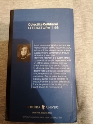 MARILYNNE ROBINSON - GALAAD foto