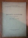 TRAVAUX D&#039;ANATOMIE A LA MEMOIRE DU PROF.FR.J.RAINER , 1947