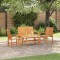 vidaXL Set de lounge pentru grădină Maro Lemn masiv de acacia 3154127
