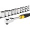 Set chei tubulare 6-puncte 3/8, 11 buc. - Set chei tubulare 6-puncte 3/8, 11 piese