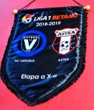 Fanion (oficial-protocol) meci fotbal VIITORUL Constanta - ASTRA GIURGIU (sezonul 2018/2019 etapa a 10-a)