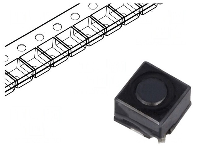 Inductor SMD 1000uH 120mA 6,5x6,5x4,8mm