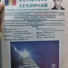 CUVANTUL LEGIONAR MARTIE 2015 16 PAG MISCAREA LEGIONARA NICADOR ZELEA CODREANU