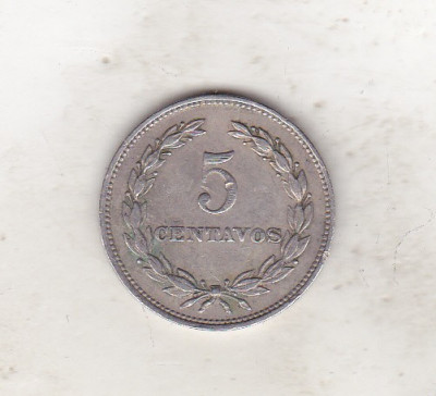 bnk mnd El Salvador 5 centavos 1966 foto