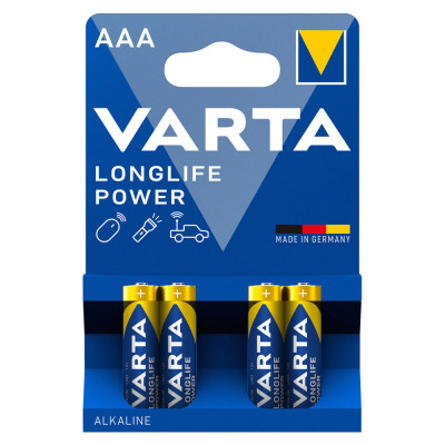 Baterii Alcaline AAA LR3 1.5V Varta Blister 4 4903 foto