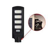 Cumpara ieftin Lampa solara stradala 100W, senzor miscare, lumina alb rece 6500K, 3 moduri iluminare, telecomanda, aluminiu, RESIGILAT