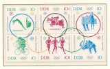 Germania, DDR 1964 Mi 1039/44 block MNH - JO Vara, Tokyo (II)