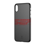 Husa TPU Baseus Paper Case Neagra pentru Apple iPhone XS Max - Protectie Subtire si Eleganta