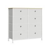 Cumpara ieftin Comoda Songmics Alb 80x30x81.5 cm