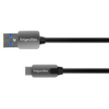 CABLU USB 3.0 TATA - USB TATA TIP C 1.0M K&amp;M EuroGoods Quality, Kruger&amp;Matz