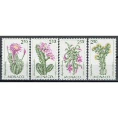 Monaco 1993 Mi 2122/25 MNH - Cactusi din grădina exotică din Monaco