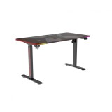 Birou electric Serioux Carbon Pro RGB, reglabil pe inaltime, Dimensiuni blat 1400mm x 700mm, Orientare Cadru: Rectangular, Greutate maxima: 60 kg, Int