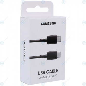 Cablu de date USB Samsung de tip C la tip C de 1 metru negru (Blister UE) EP-DA705BBEGWW foto