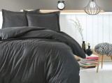 Cumpara ieftin Lenjerie Elegant Stripe Antracit (Satin Deluxe)